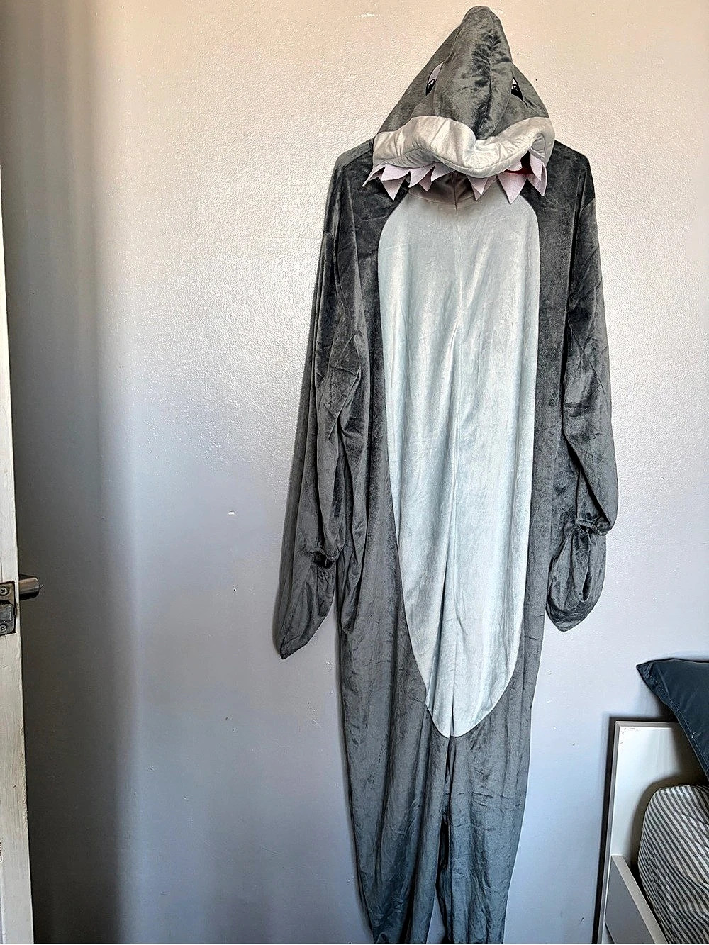 Shark Halloween Costume Gray & White